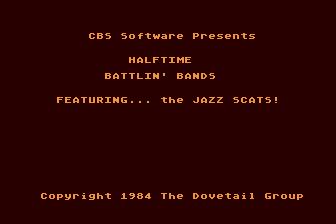 Game cover: Halftime Battlin' Bands