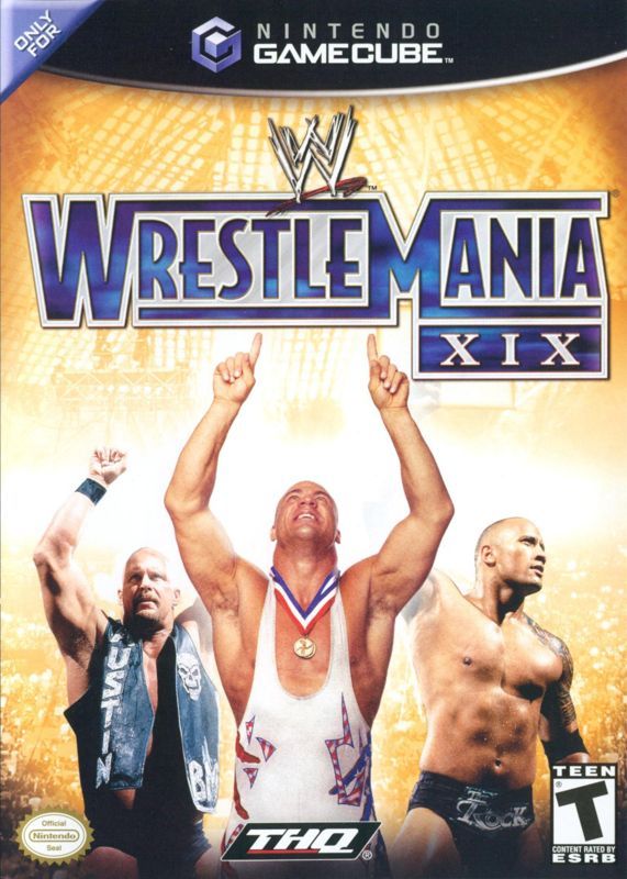 Game cover: WWE WrestleMania XIX
