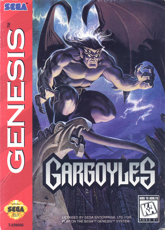 Game cover: Gargoyles