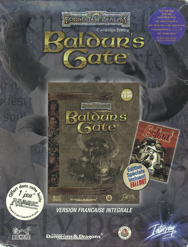 Game cover: Baldur's Gate (Edition spéciale incluant Fallout)
