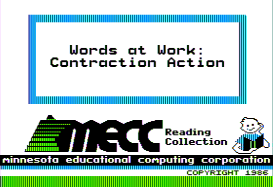 Game cover: Words at Work: Contraction Action