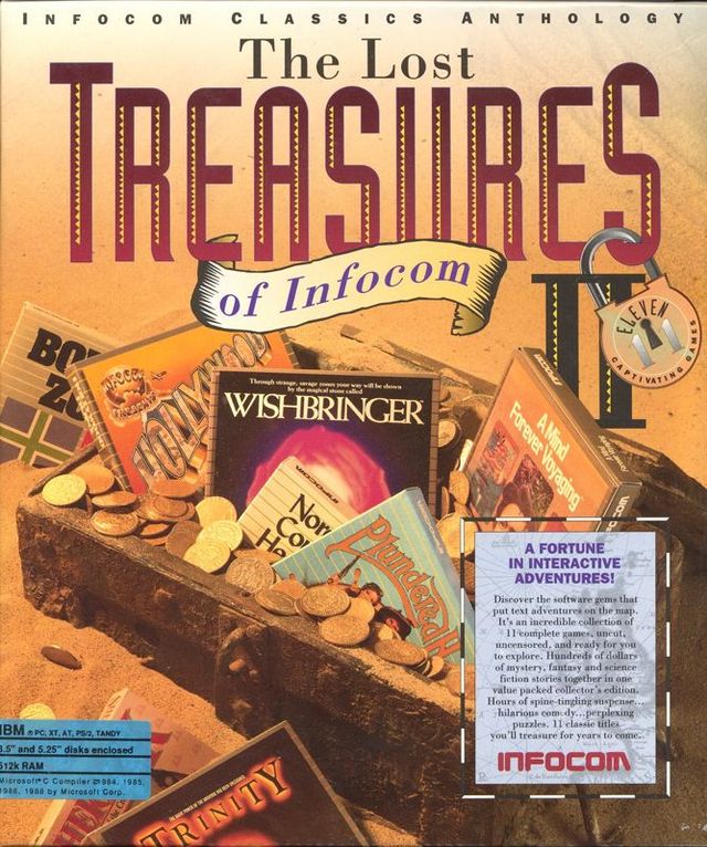 Game cover: The Lost Treasures of Infocom II