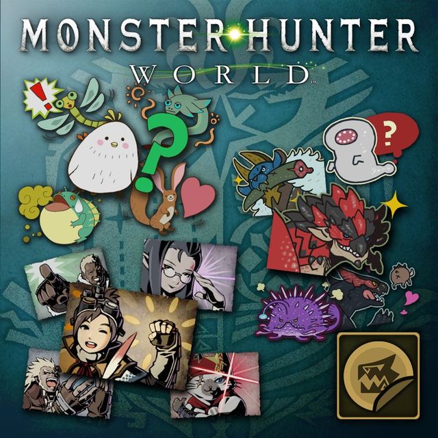 Game cover: Monster Hunter: World - Additional Sticker Set Bundle 2