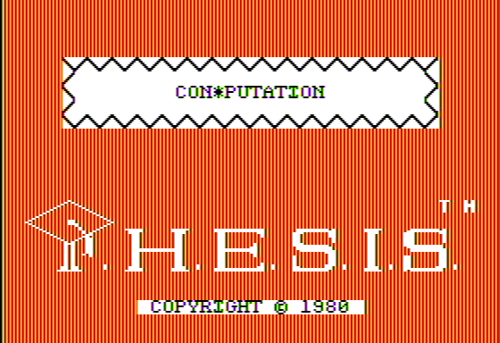 Game cover: Con*Putation