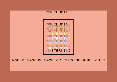 Game cover: Computer Mastermind