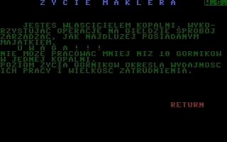 Game cover: Życie Maklera