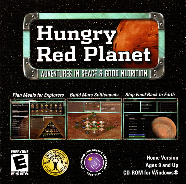 Game cover: Hungry Red Planet