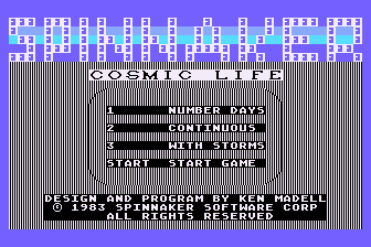 Game cover: Cosmic Life