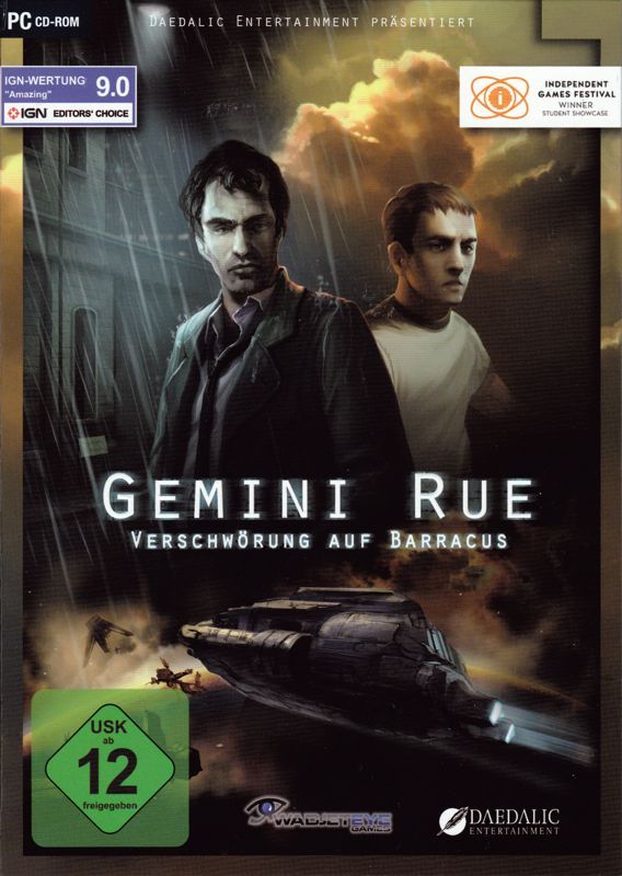 Game cover: Gemini Rue