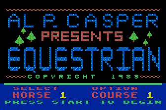 Game cover: Equestrian