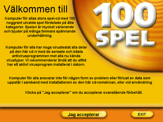 Game cover: 100 Spel