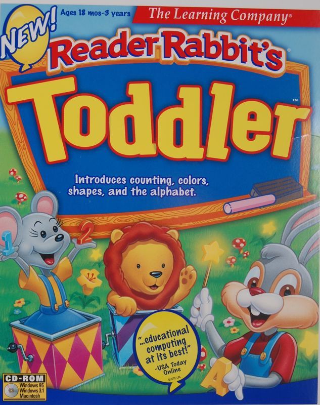 Game cover: Reader Rabbit's Toddler