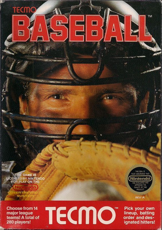 Game cover: Tecmo Baseball