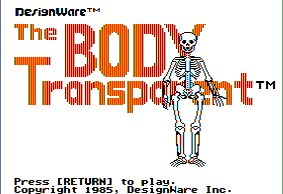 Game cover: The Body Transparent