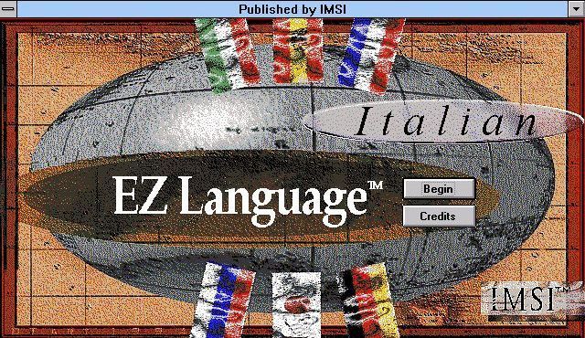 Game cover: EZ Language: Italian