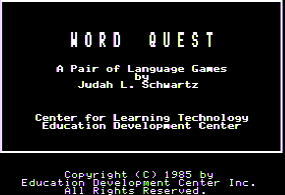 Game cover: Word Quest