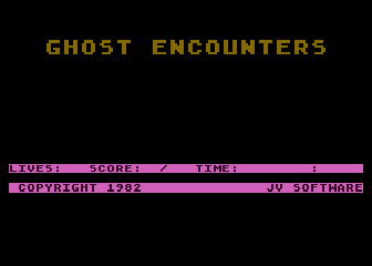 Game cover: Ghost Encounters