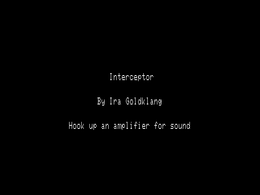 Game cover: Interceptor