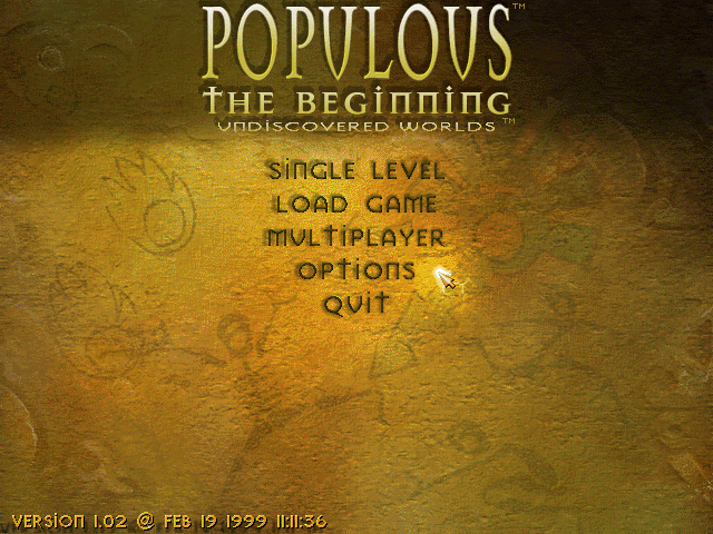 Game cover: Populous: The Beginning - Undiscovered Worlds