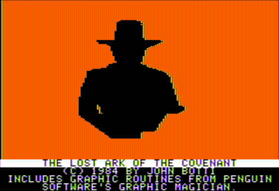 Game cover: The Lost Ark of the Covenant