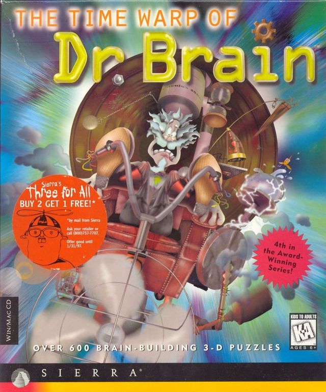 Game cover: The Time Warp of Dr. Brain