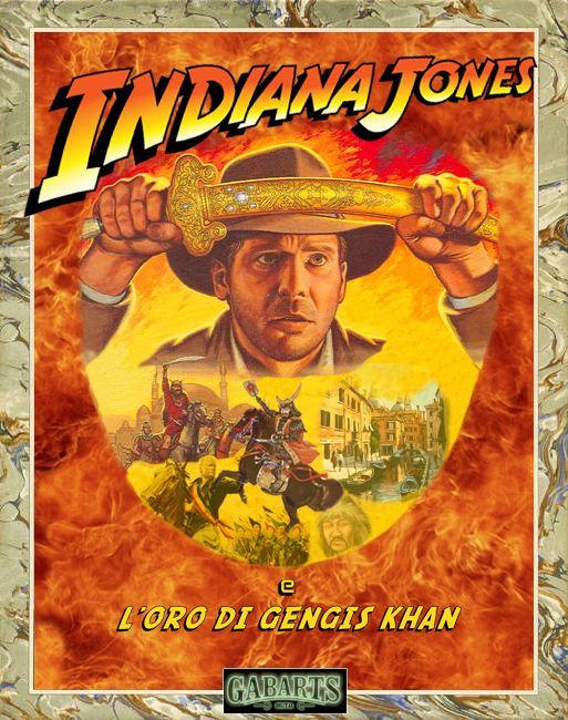 Game cover: Indiana Jones and the Gold of Genghis Khan