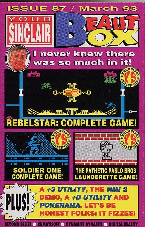 Game cover: Your Sinclair Beaut Box March 1993