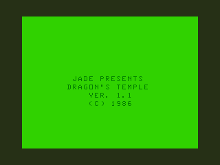 Game cover: Dragon's Temple