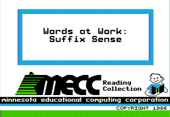 Game cover: Words at Work: Suffix Sense