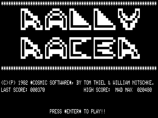 Game cover: Rally Racer