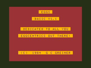 Game cover: Scrambled Eggs