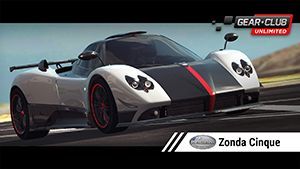 Game cover: Gear.Club Unlimited: Super Car Pagani Zonda Cinque