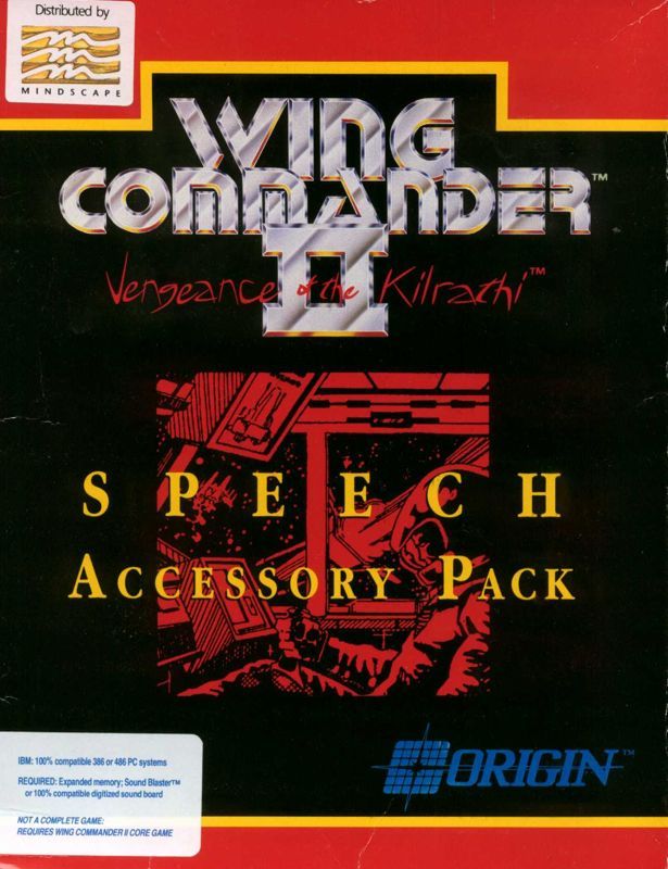 Game cover: Wing Commander II: Vengeance of the Kilrathi - Speech Accessory Pack