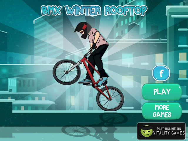 Game cover: BMX Winter Rooftop