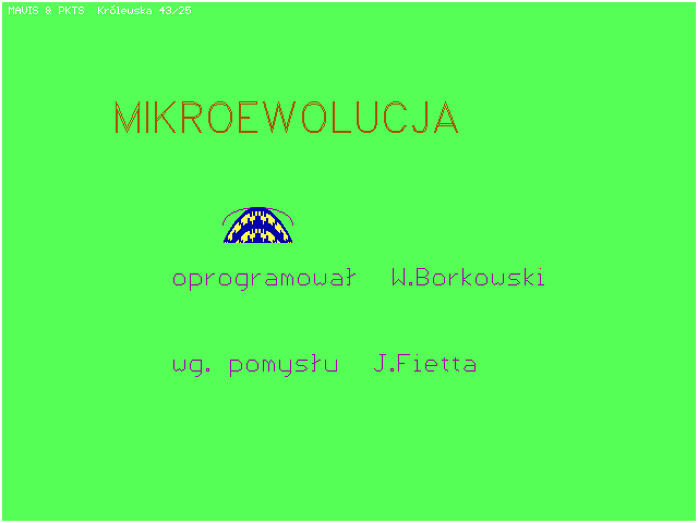 Game cover: Biologia: Mikroewolucja