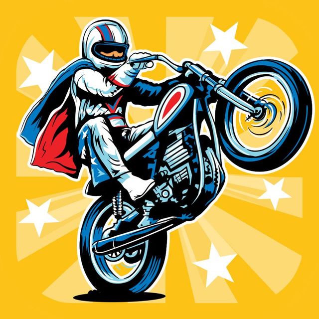 Game cover: Evel Knievel