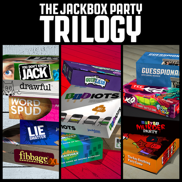 Game cover: The Jackbox Party Trilogy