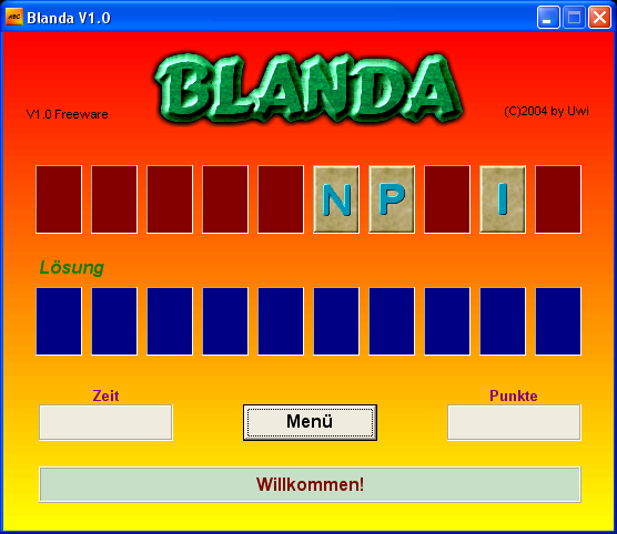 Game cover: Blanda