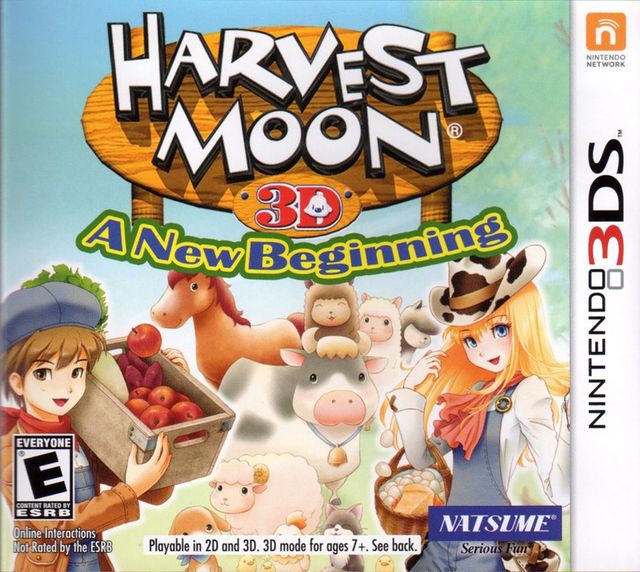 Game cover: Harvest Moon 3D: A New Beginning