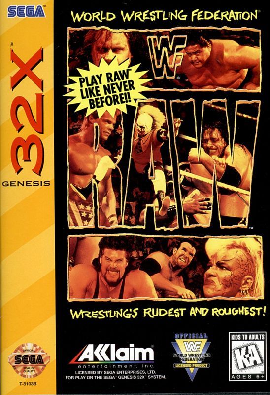 Game cover: WWF Raw