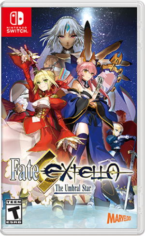 Game cover: Fate/EXTELLA: The Umbral Star