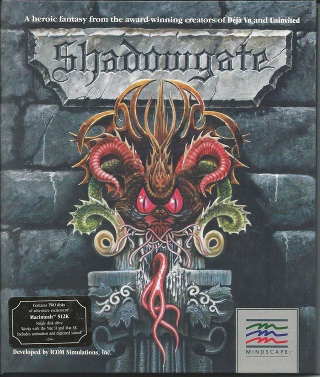 Game cover: Shadowgate
