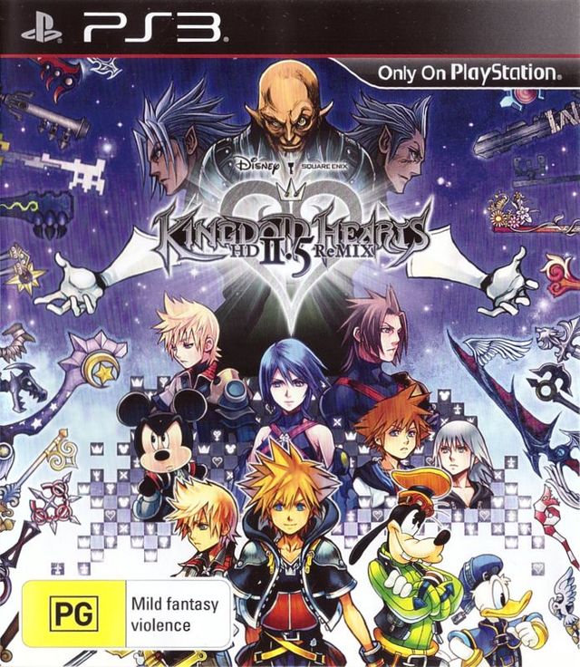 Game cover: Kingdom Hearts HD II.5 ReMIX