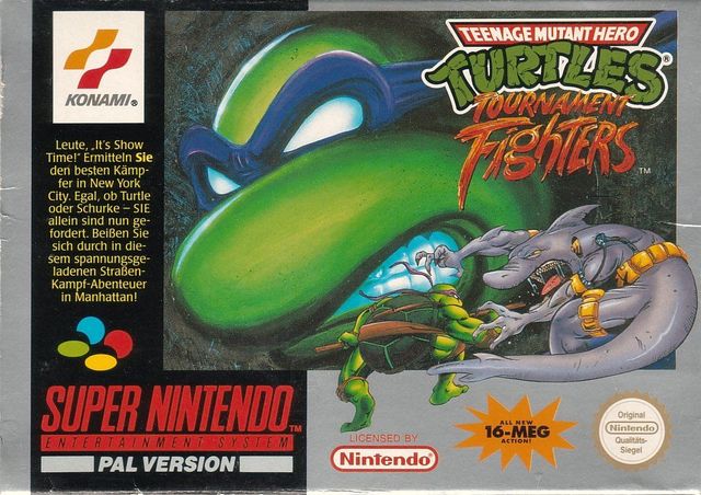 Game cover: Teenage Mutant Ninja Turtles: Tournament Fighters