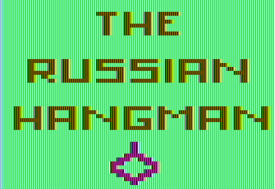 Game cover: The Russian Hangman