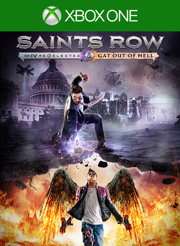 Game cover: Saints Row IV: Re-Elected & Gat Out of Hell
