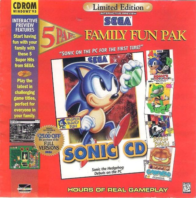 Game cover: SEGA Family Fun Pak