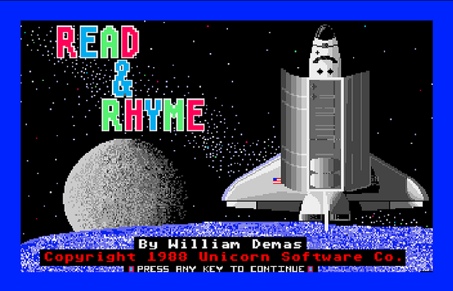 Game cover: Read & Rhyme