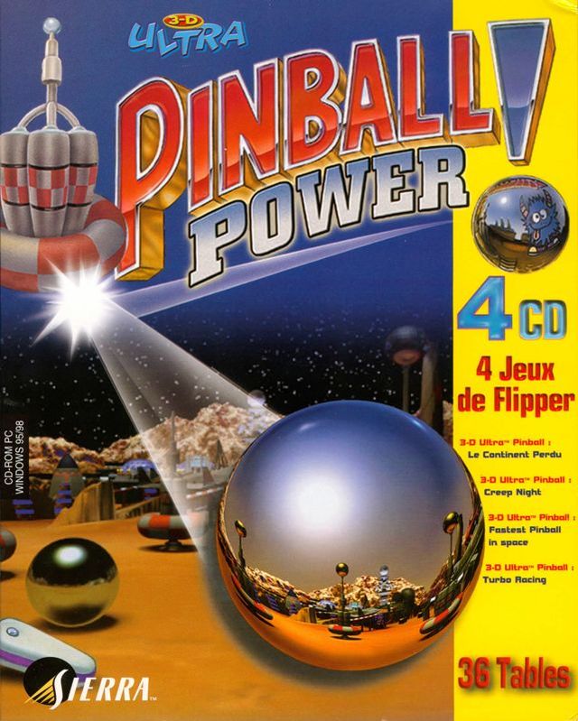 Game cover: 3-D Ultra Pinball: Power!