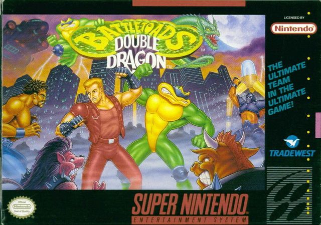 Game cover: Battletoads / Double Dragon